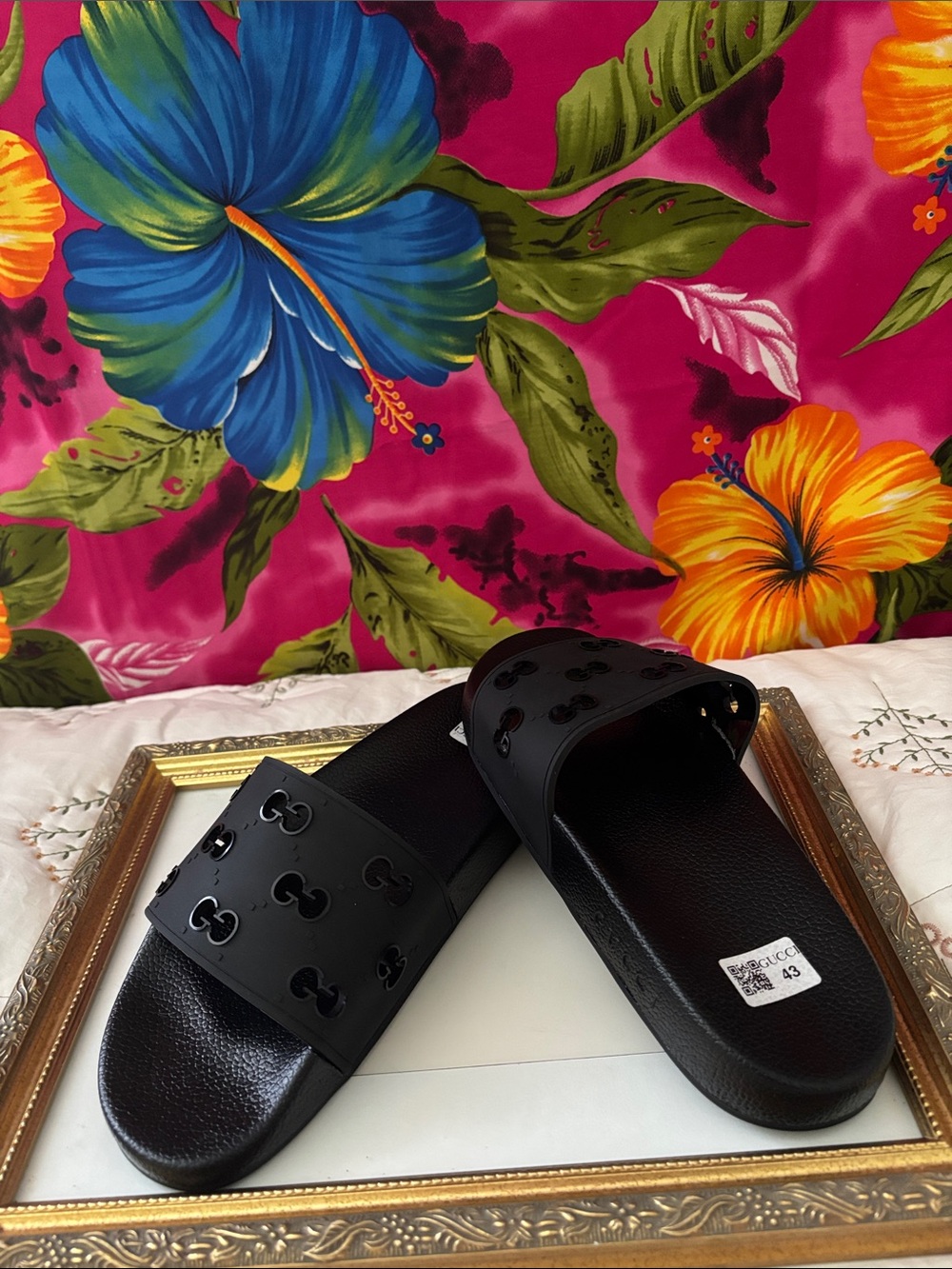 Gucci Black Women's Slide Sandals